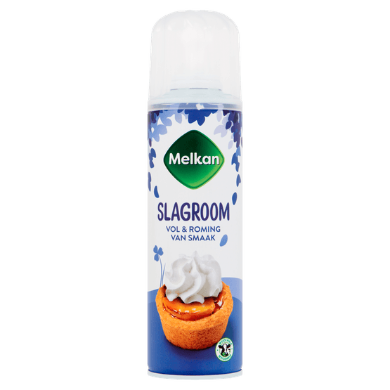 Foto van Melkan Houdbare slagroom op witte achtergrond