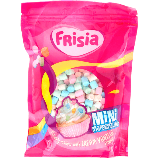 Foto van Frisia Marshmallows mini op witte achtergrond