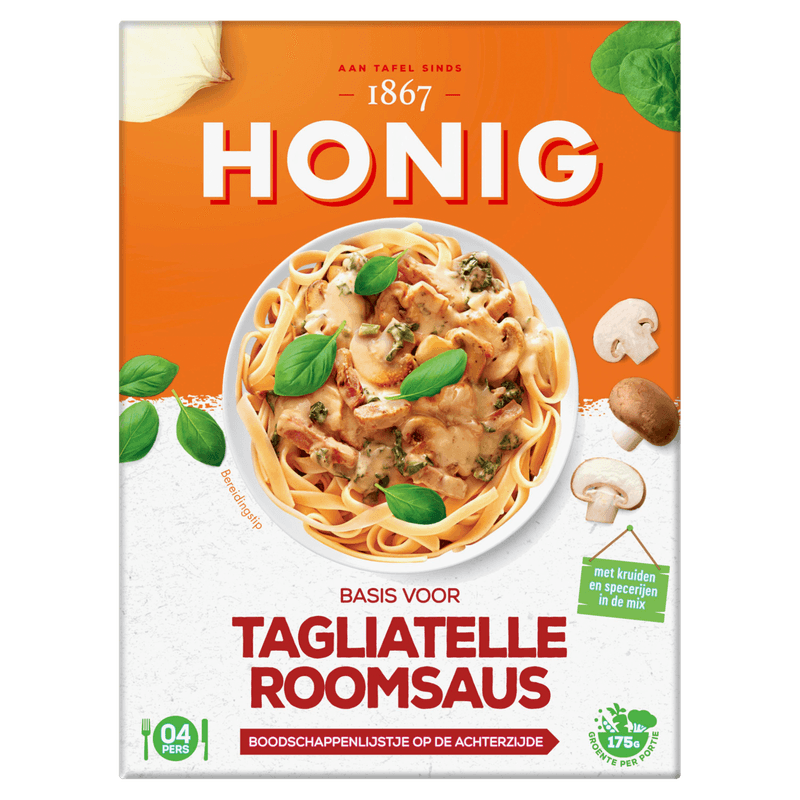 Honig Mix voor tagliatelle roomsaus