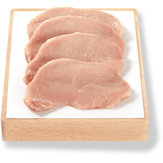 Foto van Varkensfiletlap alm 4 st. op witte achtergrond