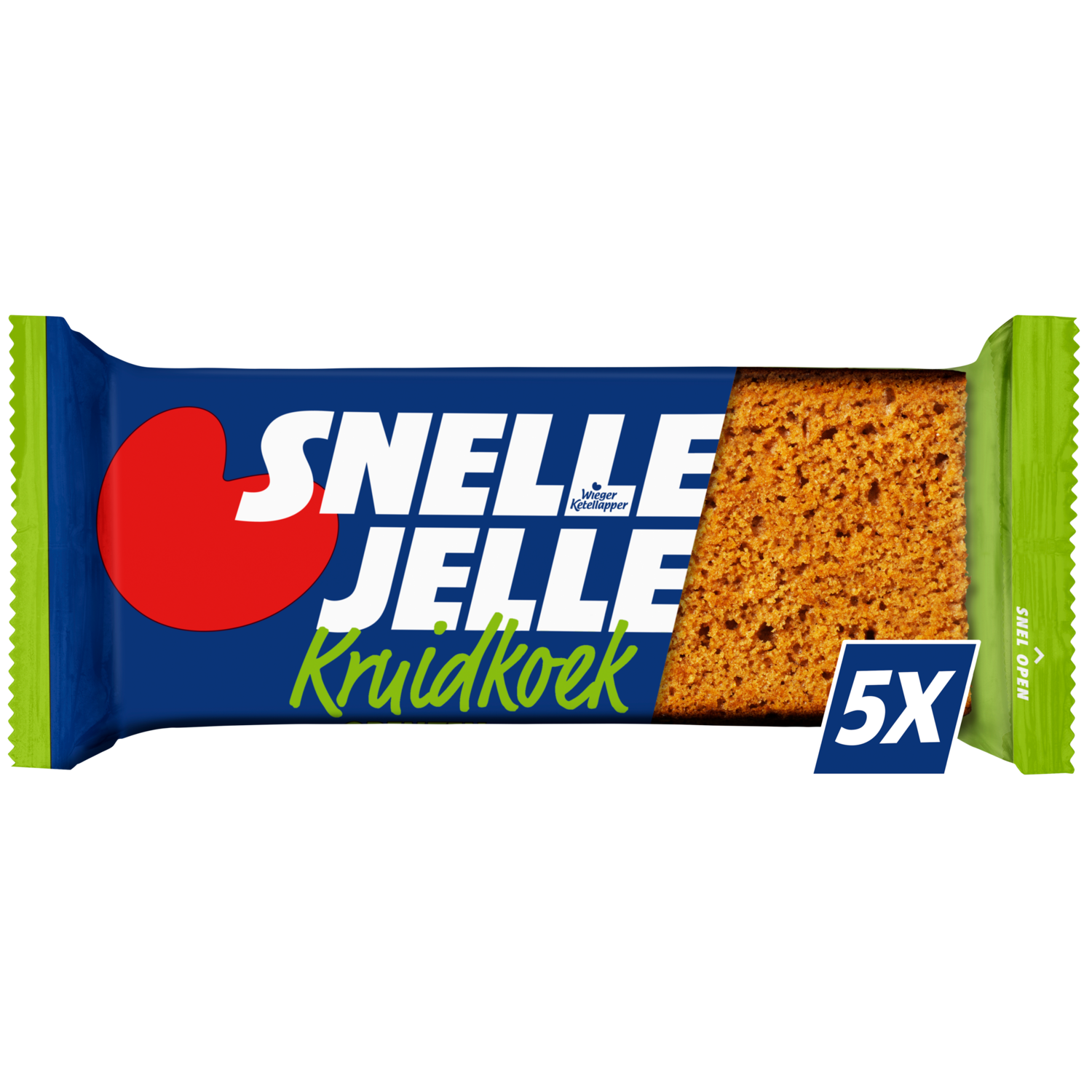 Snelle Jelle Ontbijtkoek naturel 5 stuks