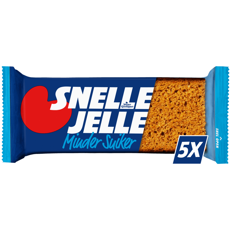 Snelle Jelle Kruidkoek minder suiker 5-pack