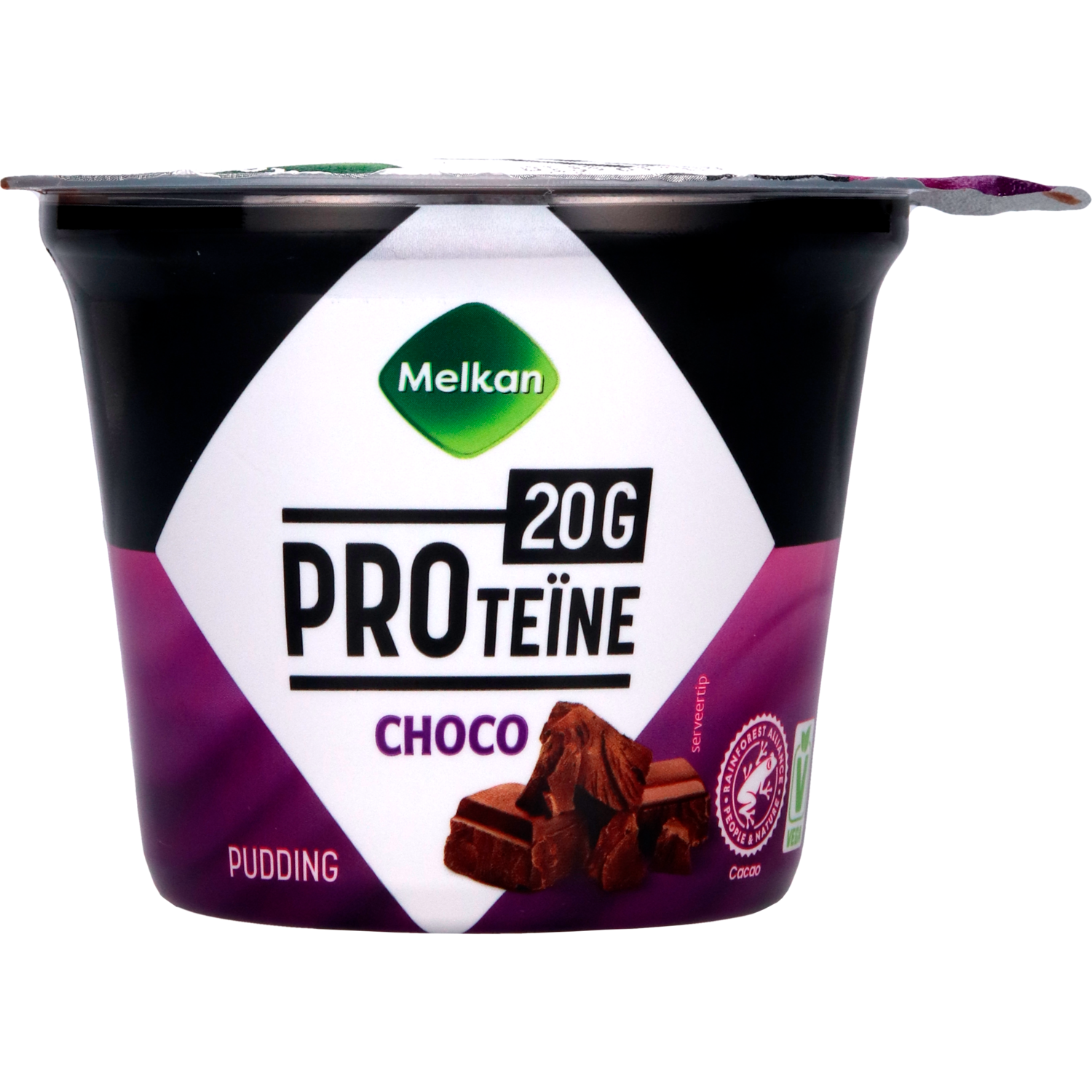 Melkan High protein pudding chocolade