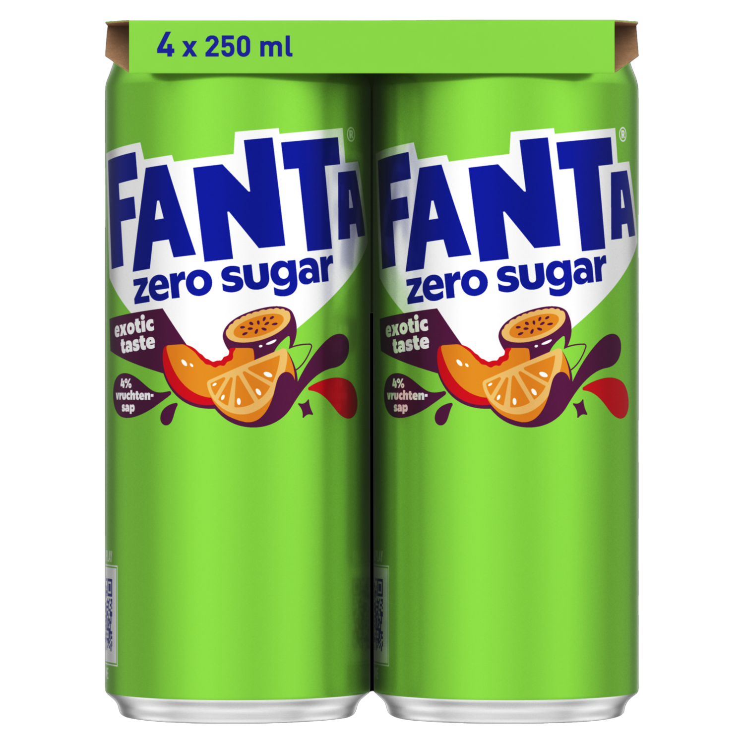 Fanta Exotic zero sugar 4x25cl