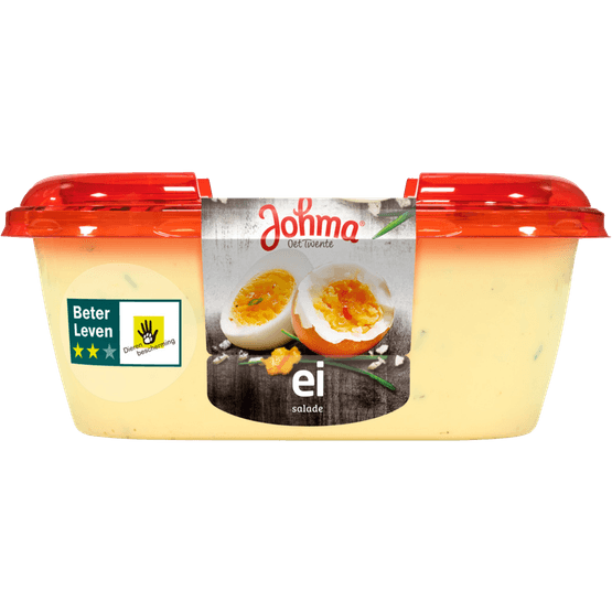 Foto van Johma Ei salade op witte achtergrond