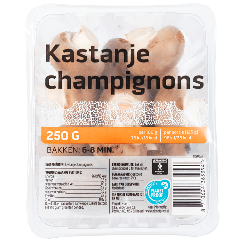 Kastanje champignons