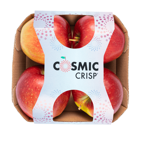 Foto van Cosmic crisp op witte achtergrond