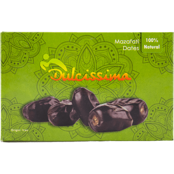 Foto van Dulcissima Dadels op witte achtergrond