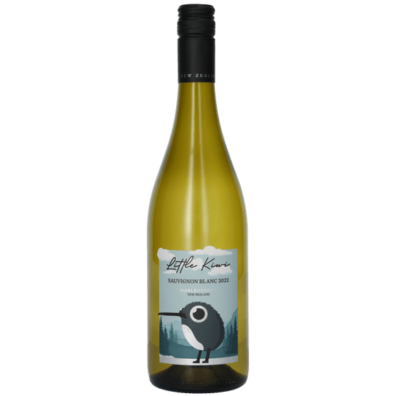 Foto van Little Kiwi Sauvignon blanc op witte achtergrond