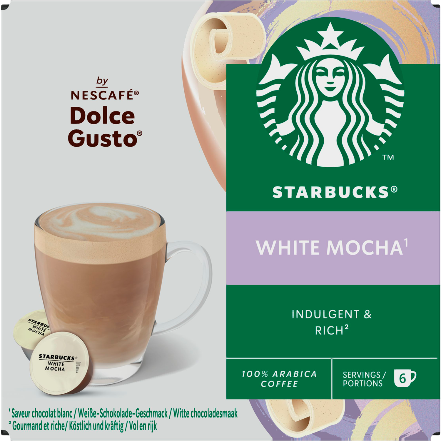 Starbucks® by NESCAFÉ® Dolce Gusto® White Mocha 12 Koffiecups
