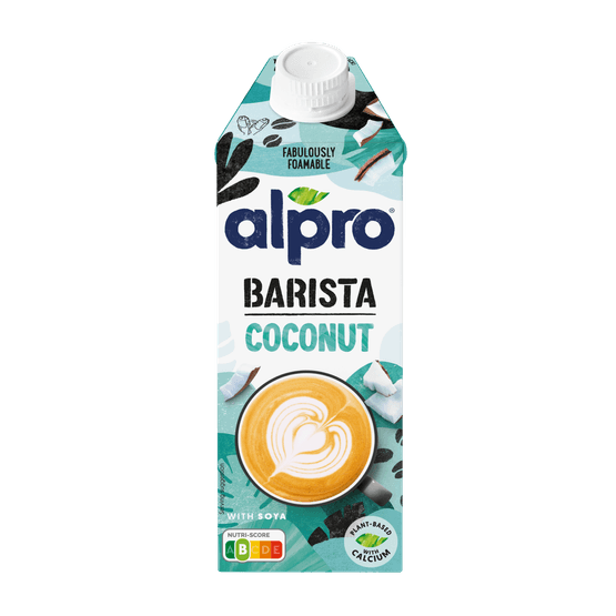 Foto van Alpro Barista kokos op witte achtergrond
