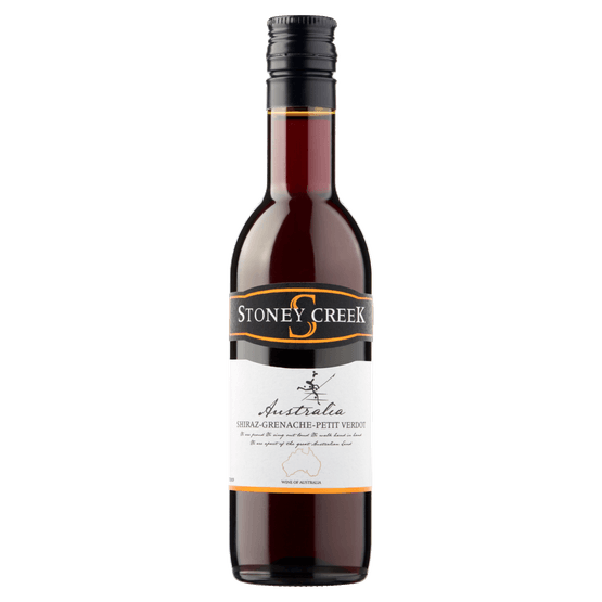 Foto van Stoney Creek Shiraz grenache petit verdot op witte achtergrond