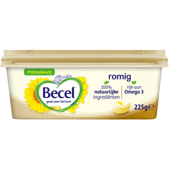 Foto van Becel Margarine romig op witte achtergrond