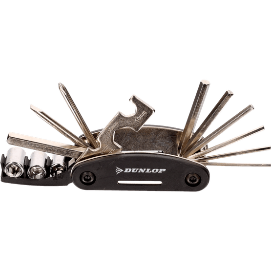 Foto van Dunlop Fietsgereedschap 15 functies op witte achtergrond