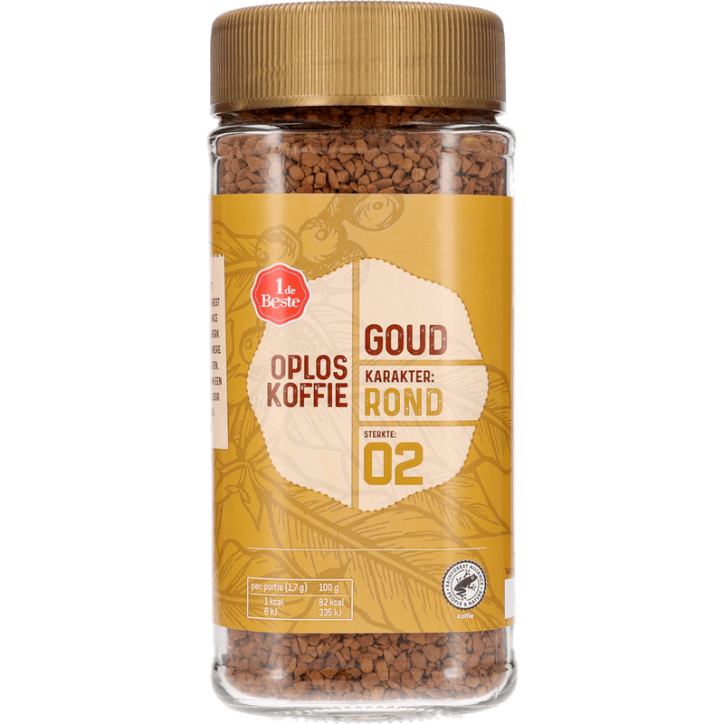 1 De Beste Oploskoffie goud