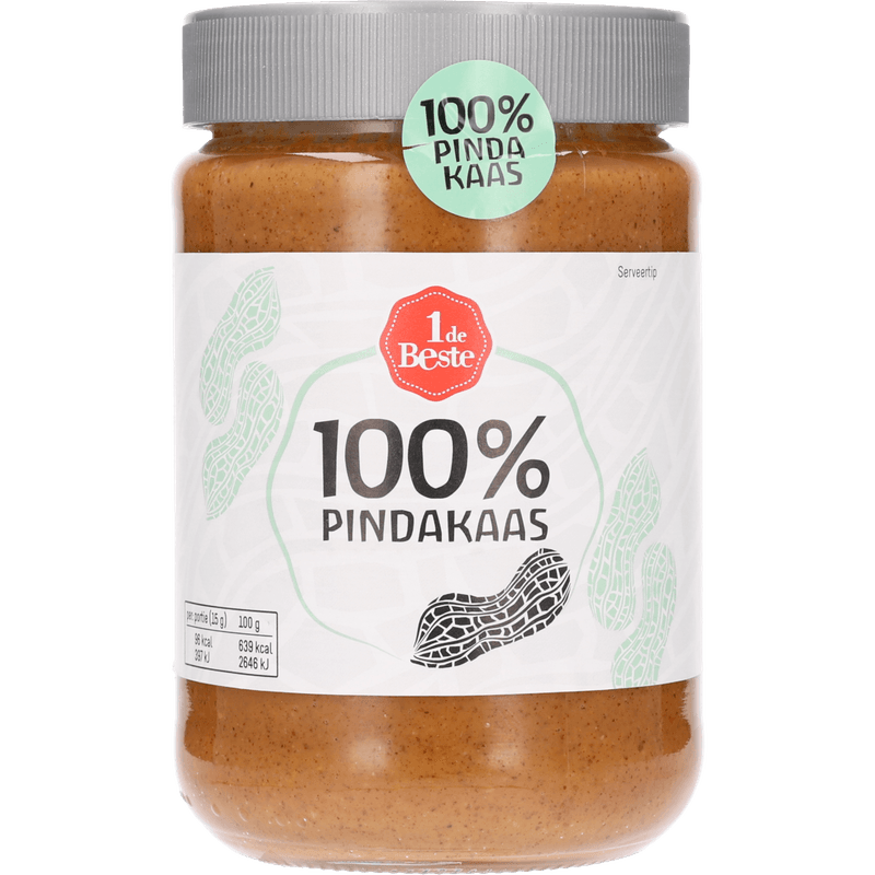 1 De Beste 100% pindakaas