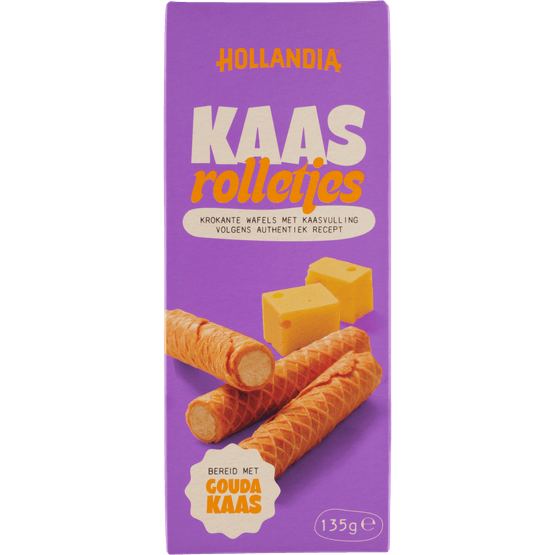 Foto van Hollandia Kaasrolletjes op witte achtergrond
