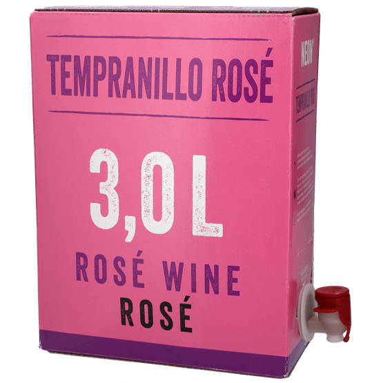 Foto van Tempranillo rose op witte achtergrond