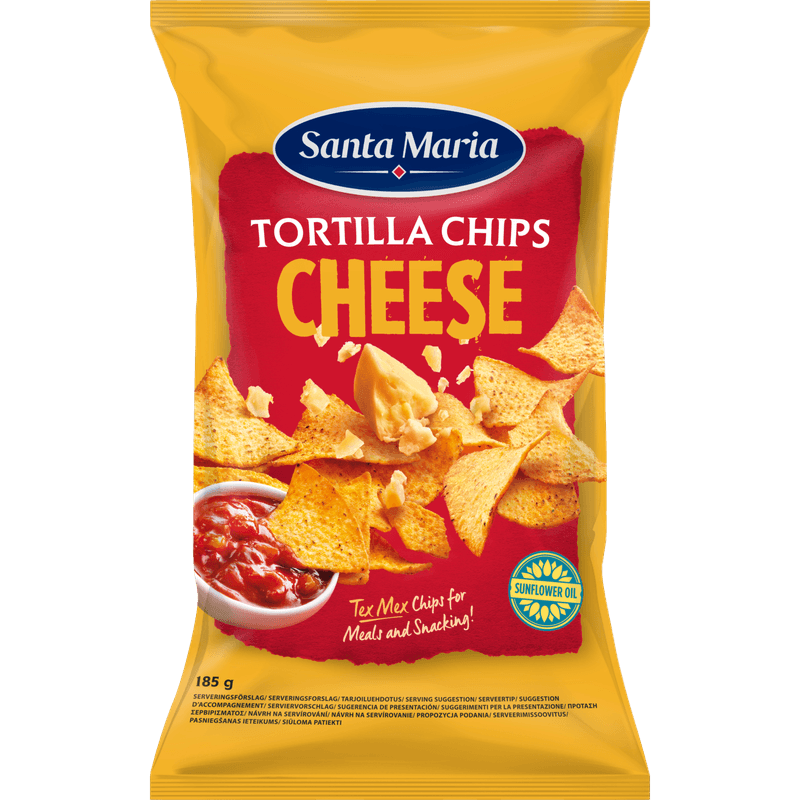 Santa Maria Tortilla Chips Cheese 185 g