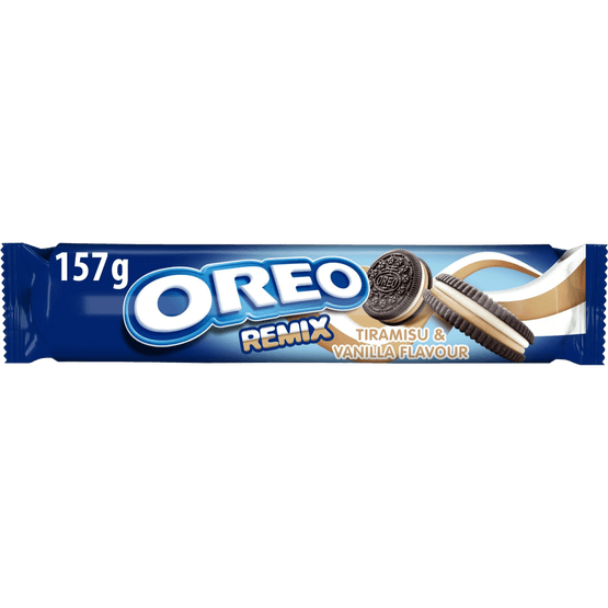 Foto van Oreo Remix tiramisu op witte achtergrond