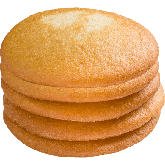 Foto van Bakker van der Akker Naturel eierkoeken op witte achtergrond