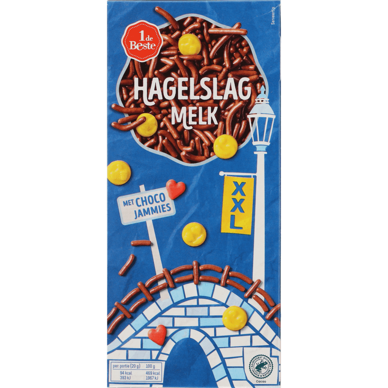 1 De Beste Hagelslag xxl melk met emoticons