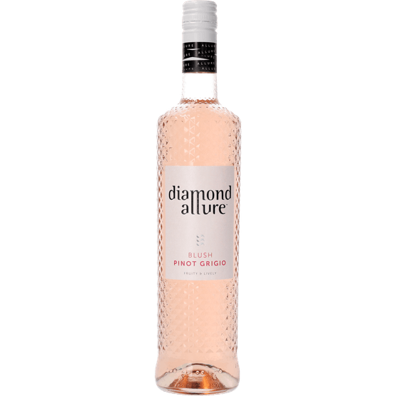 Foto van Diamond Allure Pinot grigio rose op witte achtergrond