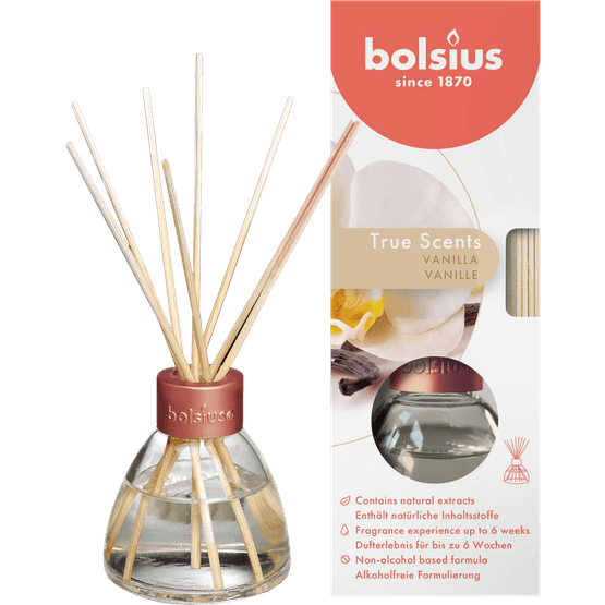 Bolsius Geurstokjes true scents vanille