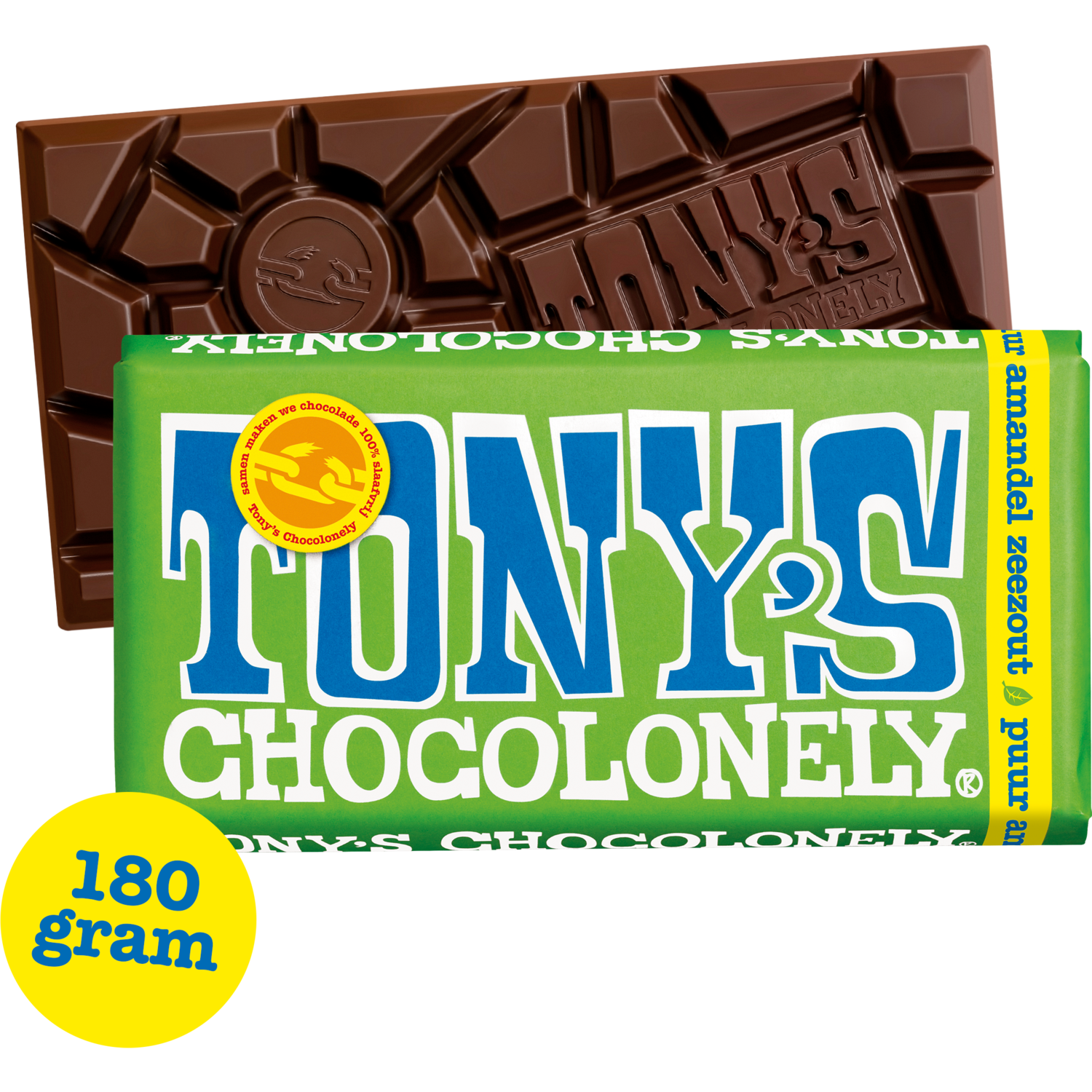 Tony's Chocolonely puur amandel zeezout