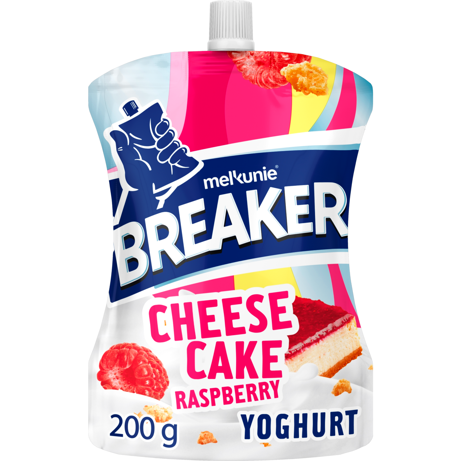 Melkunie Breaker framboos cheesecake