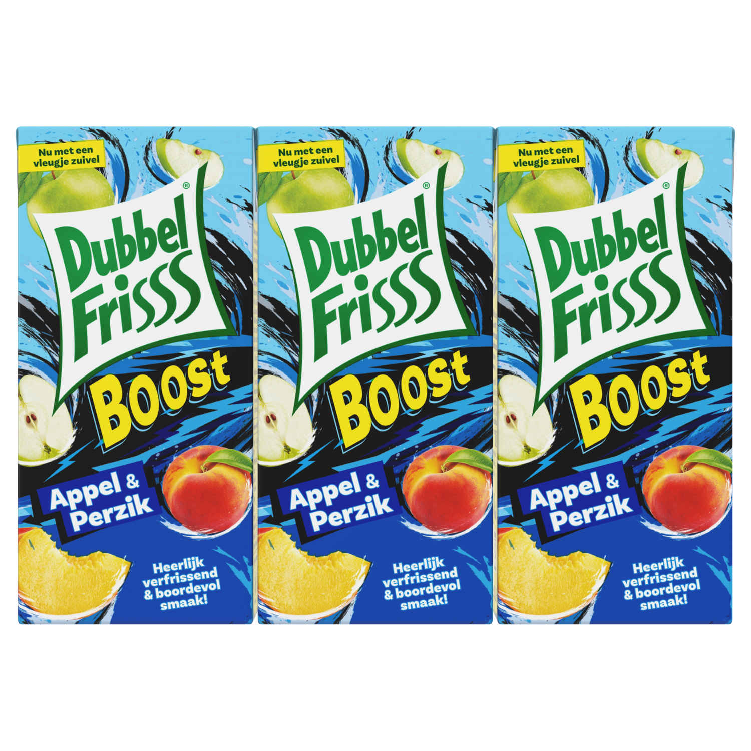 Dubbelfrisss Appel-perzik boost