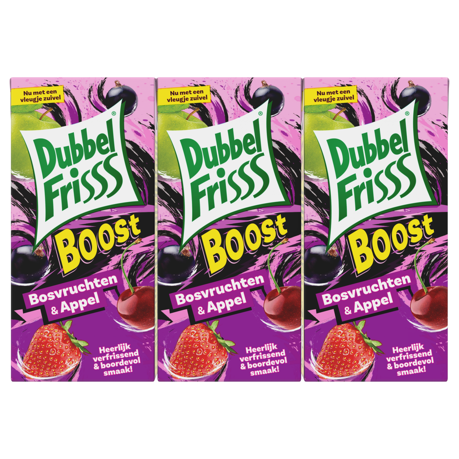 Dubbelfrisss Bosvrucht-appel boost