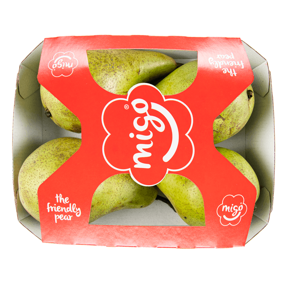 Foto van Peren migo op witte achtergrond