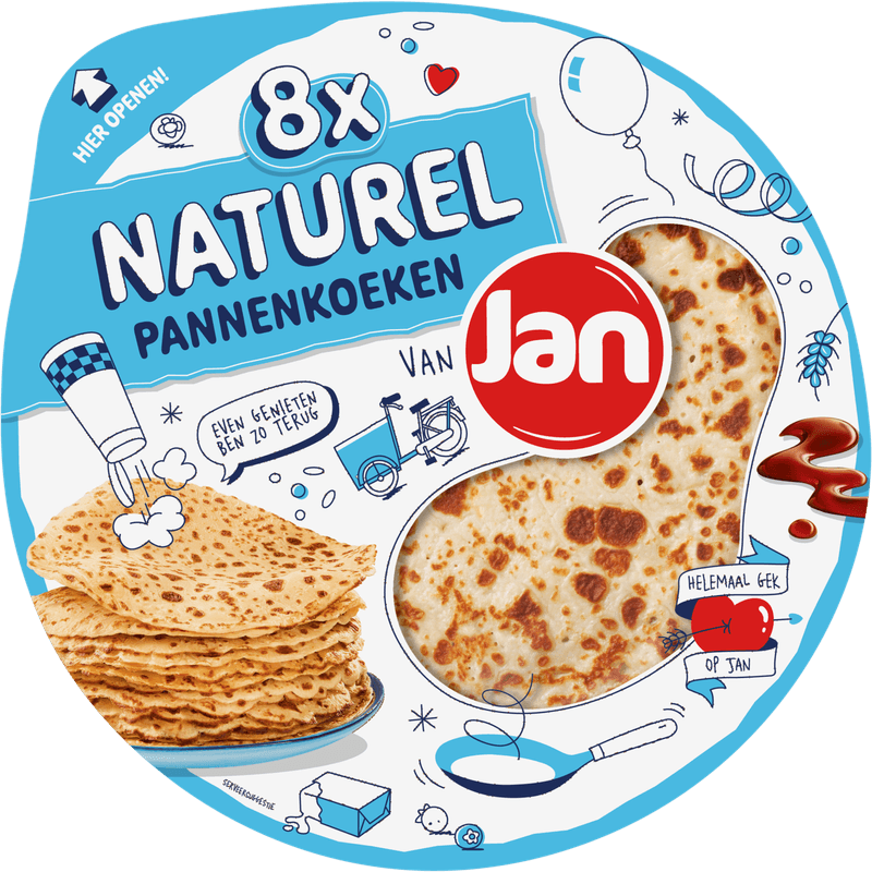 Jan Pannenkoeken naturel