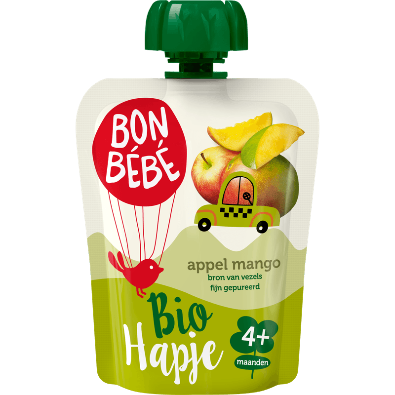 Bonbébé Biohapje 6+ maanden appel-mango