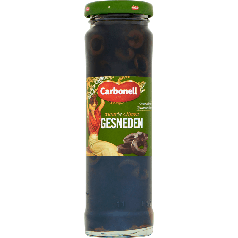 Carbonell Zwarte olijven gesneden