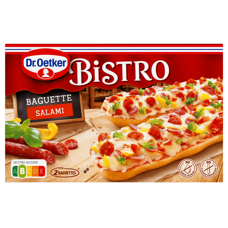 Dr. Oetker Bistro baguette salami 2 stuks
