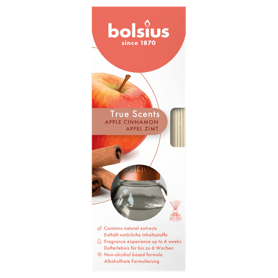Bolsius Geurstokjes true scents appel kaneel