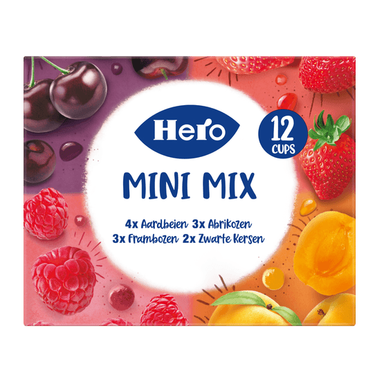 Foto van Hero Jam mini mix 12 st. op witte achtergrond