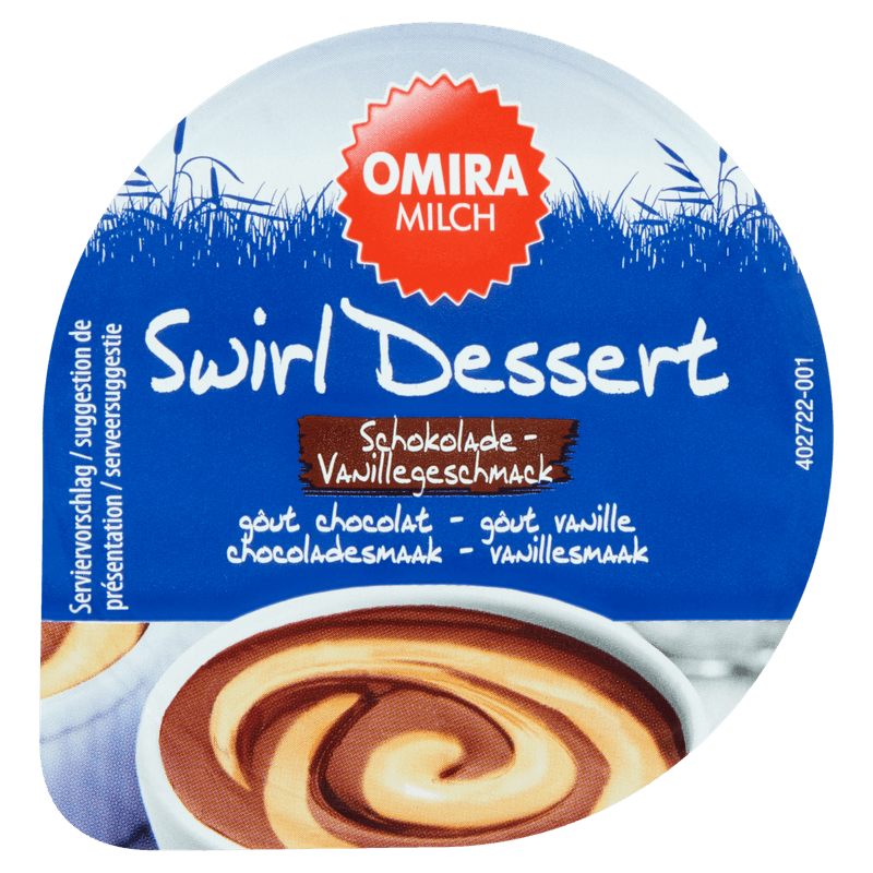 Omira Pudding chocolade- en vanille