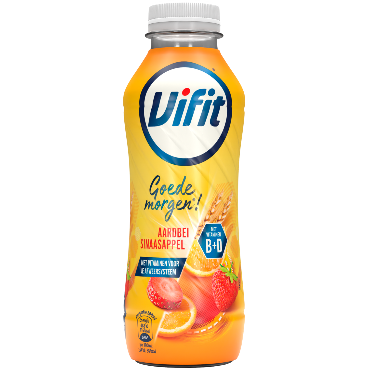 Vifit Goedemorgen aardbei sinaasappel