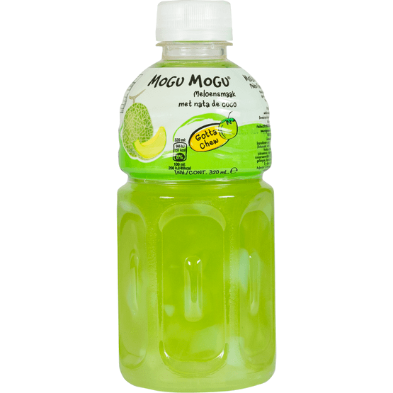 Foto van Mogu Mogu Meloen op witte achtergrond