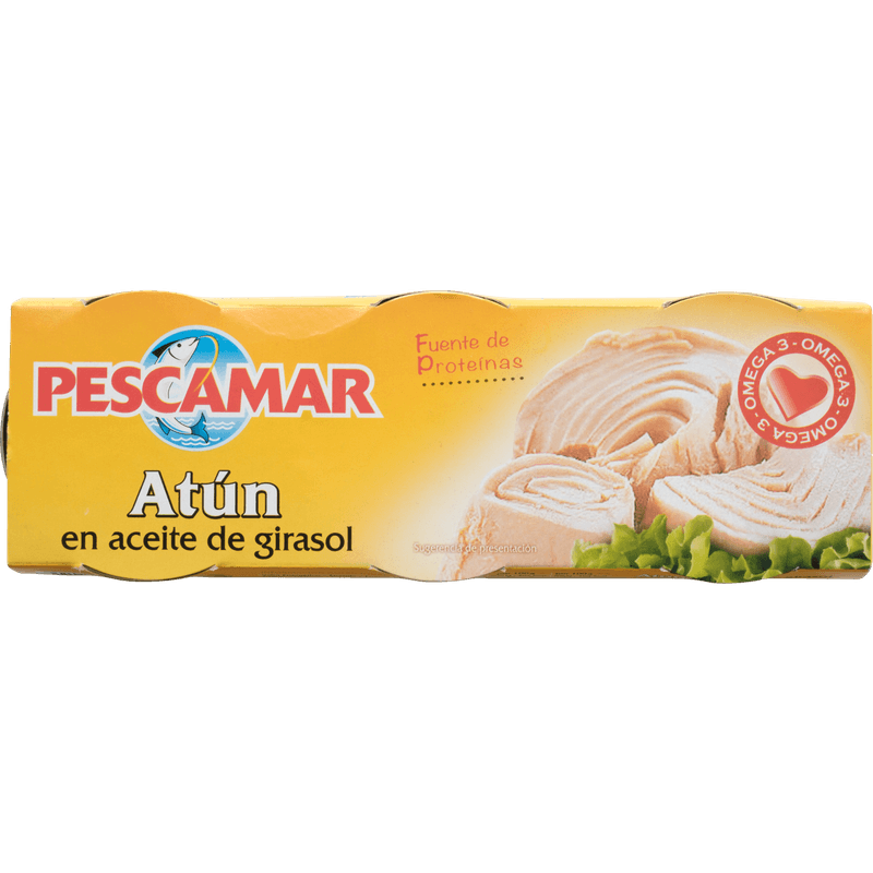 Pescamar Atun tonijn in zonnebloemolie 3 pack