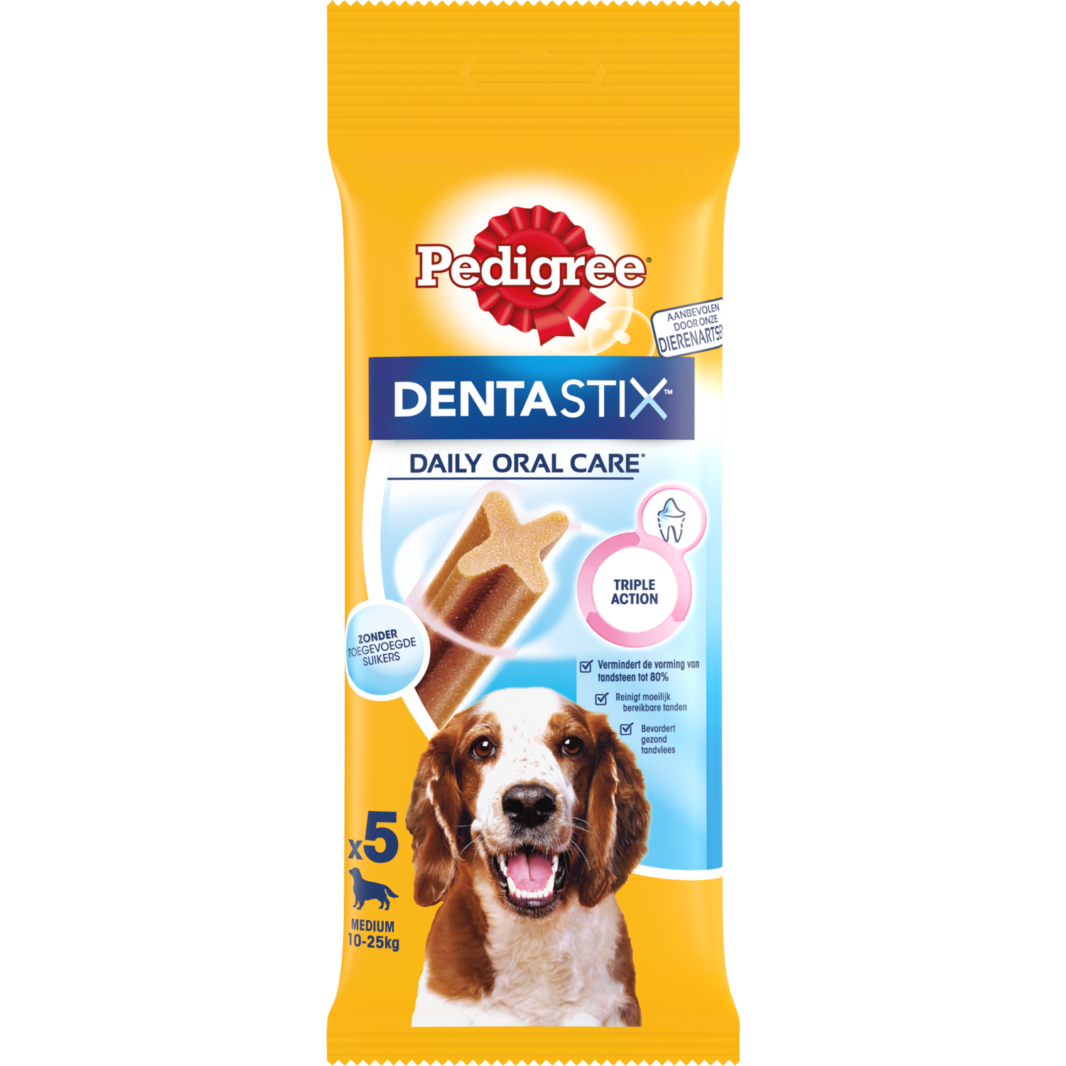 Pedigree Hondensnacks dentastix medium 5 st.