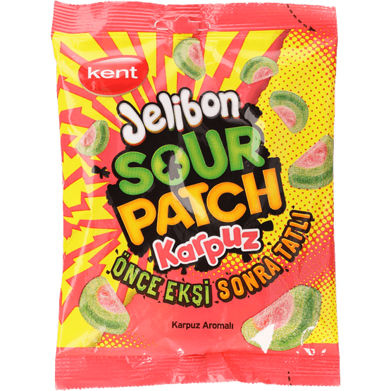 Foto van Kent Sour patch watermelon op witte achtergrond