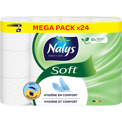 Nalys Toiletpapier soft - 24 stuks