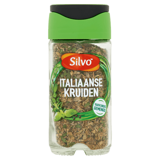 Foto van Silvo Italiaanse kruiden op witte achtergrond