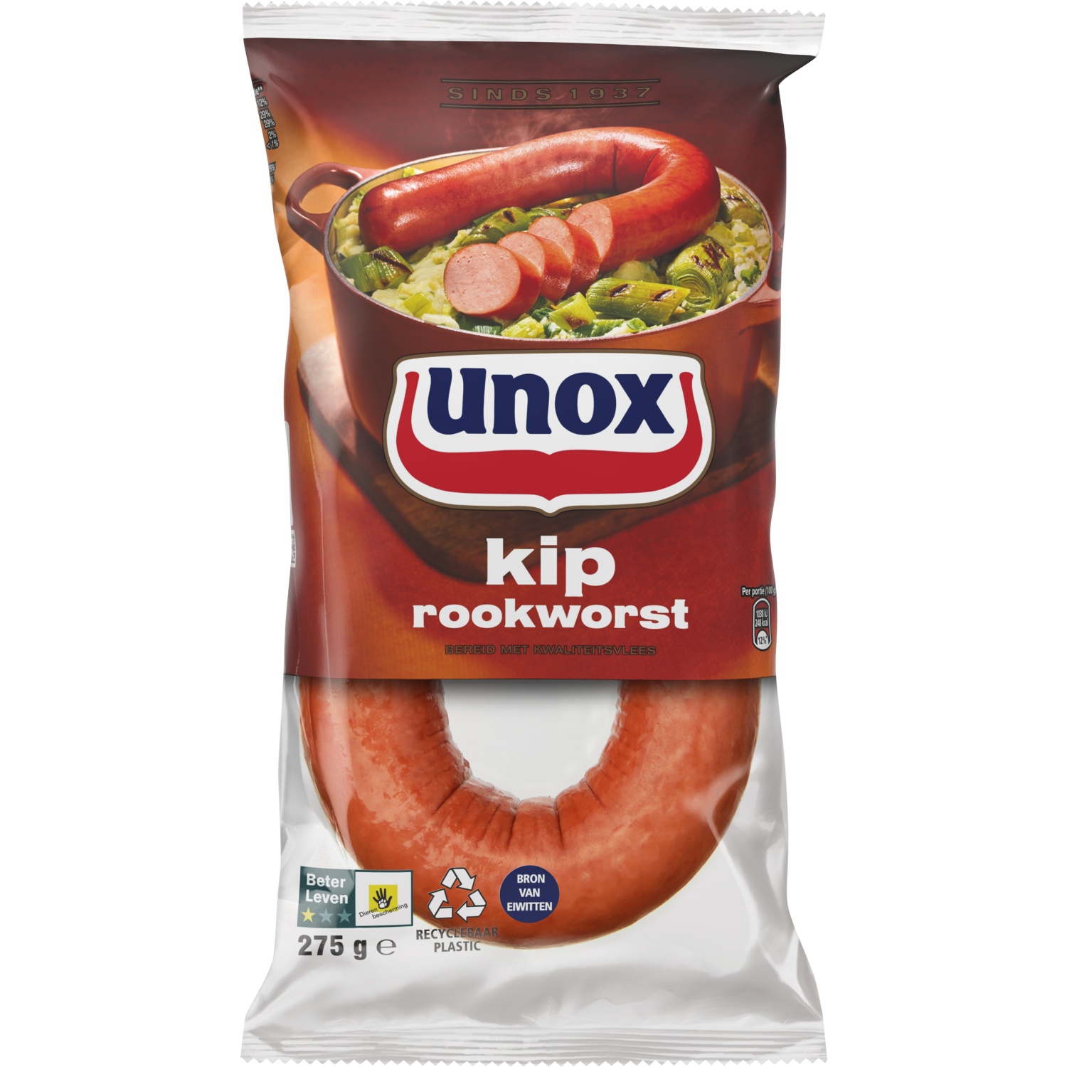 Rookworst kip