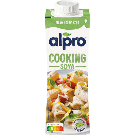 Foto van Alpro Cooking plant-based op witte achtergrond