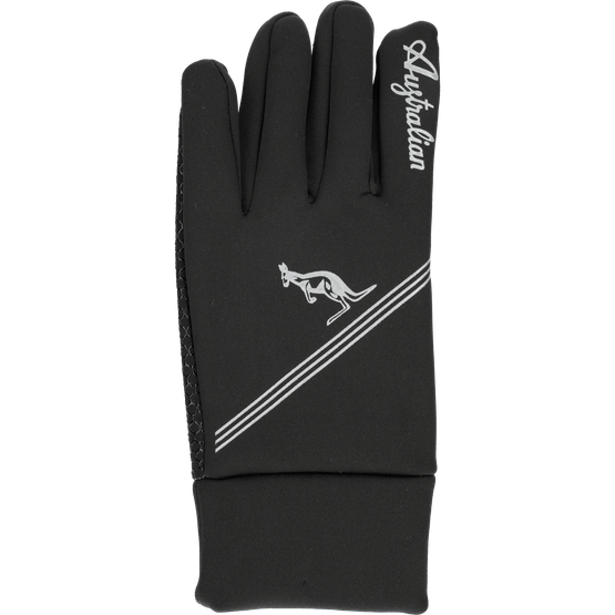 Foto van Australian Handschoenen touch op witte achtergrond